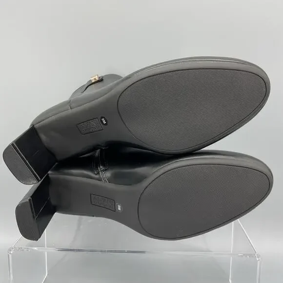 NEW Alfani Women’s PAAM Faux Leather Sleek Booties Black Size 9M - Picture 8 of 10